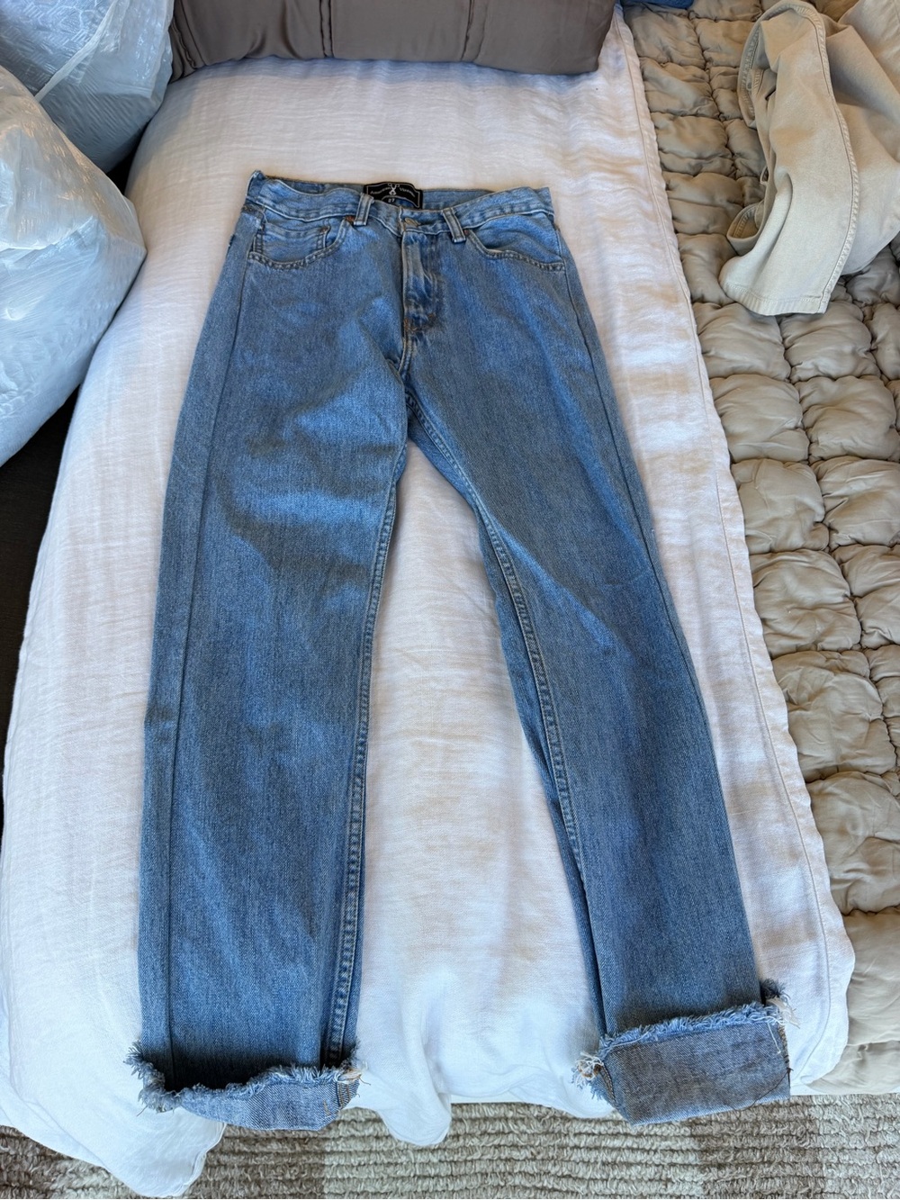 American vintage - Light Blue Denim straight leg Jeans